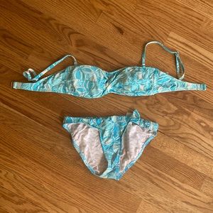Lilly Pulitzer bikini set top S bottom XS